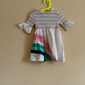 Seed Heritage Striped Multicolor Kids Dress Size 4